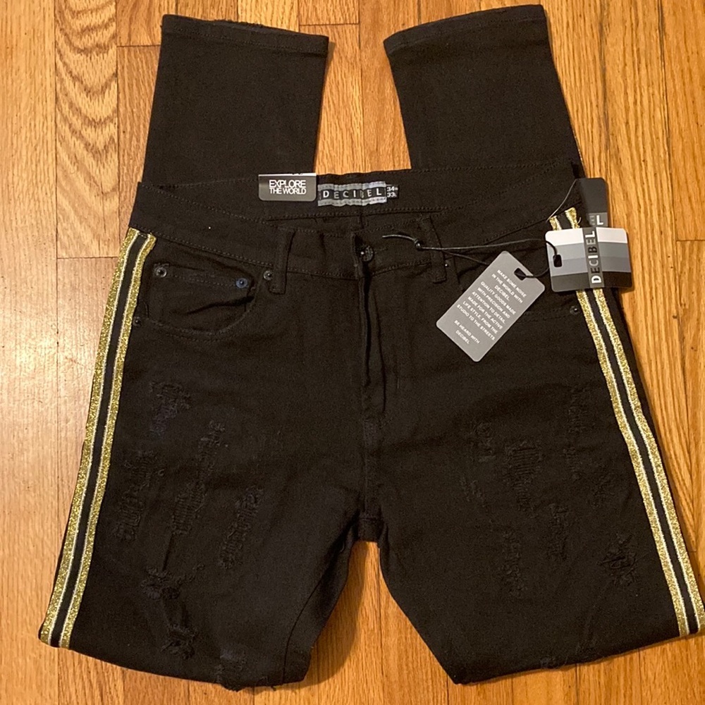 Decibel men’s distressed jean sz: 34X33